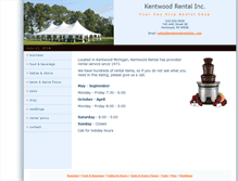 Tablet Screenshot of kentwoodrentalinc.com